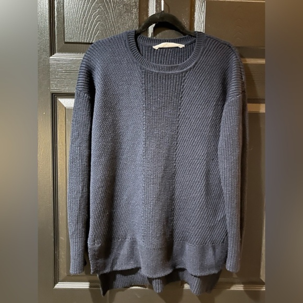 Athleta Merino Wool Blend Crewneck Tunic Sweater